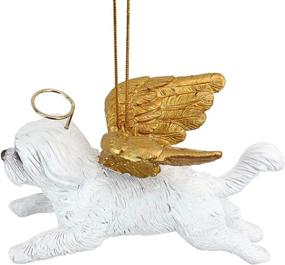 img 3 attached to 🐶 Maltese Holiday Angel Dog Ornaments for Christmas Tree - Celebrate Your Pooch with Honor