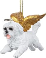 🐶 maltese holiday angel dog ornaments for christmas tree - celebrate your pooch with honor логотип