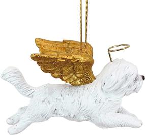 img 1 attached to 🐶 Maltese Holiday Angel Dog Ornaments for Christmas Tree - Celebrate Your Pooch with Honor