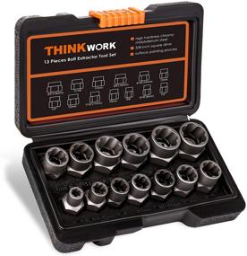 img 4 attached to 💪 THINKWORK Extractor Stripped Remover Adapter: Ultimate Tool for Effortless Stripped Screw Extraction