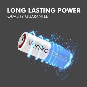 img 3 attached to 🔋 VONIKO Alkaline Battery 23A - Ultra 23A Batteries (6-Pack) - Long Lasting 12 Volt A23 Battery for Doorbells and Power Remote - Top-Performing Battery Solution
