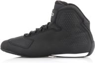 🏍️ alpinestars men's sektor street motorcycle shoe, black, 6.5: optimal performance for motorcycle enthusiasts logo