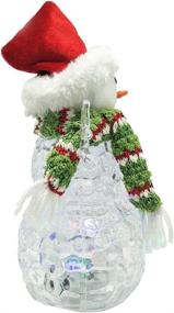 img 2 attached to 🎅 Kurt S. Adler 9.45-Inch Battery-Operated Multi-Color Light-Up Snowman Table Piece