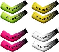 protection sleeves cooling basketball multicolored 3 logo