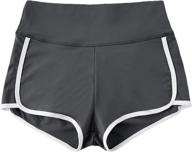 🍑 gafeng women's high waist scrunch butt shorts for enhanced booty lift – ruched workout yoga running short leggings logo