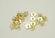 🔩 tandy leather 1/4 inch (6 mm) solid brass screw post 10-pack 1290-01 logo