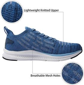 img 3 attached to MAINCH Fashion Sneakers Walking Athletic Men's Shoes