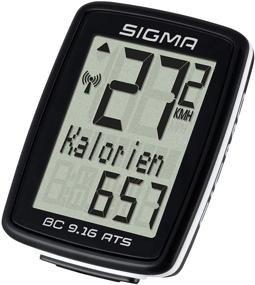 img 2 attached to 🚴 SIGMA BC 9.16 ATS Wireless Bicycle Computer: Track Speed, Distance, Ride Time, Calories & More with Easy-to-Read Display and Tool-Free Mounting