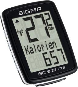 img 3 attached to 🚴 SIGMA BC 9.16 ATS Wireless Bicycle Computer: Track Speed, Distance, Ride Time, Calories & More with Easy-to-Read Display and Tool-Free Mounting