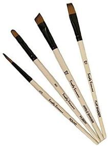 img 1 attached to Почувствуйте качество живописи с набором кистей Robert Simmons Simply Simmons Value Brush Sets Work Horse Set - набор из 4 шт.