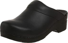 img 4 attached to 👞 Dansko Karl Black Men's Mules & Clogs Shoes - Regular Fit - Sizes 8, 5, 9