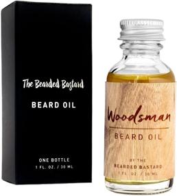 img 3 attached to 🌲 Woodsman Beard Oil with Cedar Scent - Leave-In Conditioner for Soft Facial Hair and Nourished Skin - Jojoba, Argan, and Sweet Almond Essential Oils - 1 Ounce