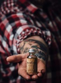 img 2 attached to 🌲 Woodsman Beard Oil with Cedar Scent - Leave-In Conditioner for Soft Facial Hair and Nourished Skin - Jojoba, Argan, and Sweet Almond Essential Oils - 1 Ounce
