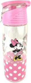 img 2 attached to 🐭 Disney Minnie Mouse Water Bottle - Pink Polka Dot - 18 Ounce - Perfect for Runners