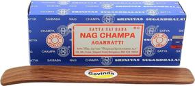 img 1 attached to Govinda - Bangalore Nag Champa Incense – 250g with Holder: Enhanced Fragrance and Convenience