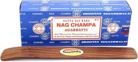 img 4 attached to Govinda - Bangalore Nag Champa Incense – 250g with Holder: Enhanced Fragrance and Convenience