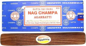 img 2 attached to Govinda - Bangalore Nag Champa Incense – 250g with Holder: Enhanced Fragrance and Convenience