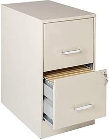 img 2 attached to 🗄️ Lorell SOHO 22" 2-Drawer File Cabinet: Organize Your Documents with Ease and Elegance