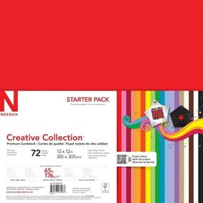 img 2 attached to 📦 Neenah Creative Collection Specialty Cardstock Starter Kit - 12x12, 65 lb - 18-Color Assortment with 72 Sheets (46408-02)