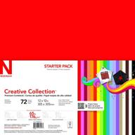 📦 neenah creative collection specialty cardstock starter kit - 12x12, 65 lb - 18-color assortment with 72 sheets (46408-02) logo