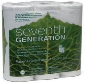 img 3 attached to 🧻 Seventh Generation White Paper Towels: 112-Sheet Rolls, 2-Ply Sheets, 3-Count Packages (Pack of 10) - Ultimate Absorbency and Long-Lasting Convenience