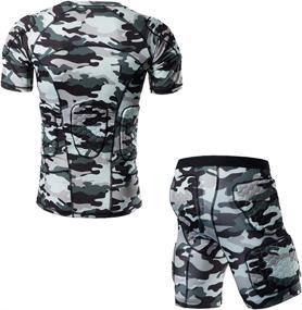 img 4 attached to TUOYR Compression Protector Undershirt Paintball Sports & Fitness and Cycling