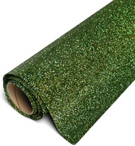 img 4 attached to 🌟 Siser Glitter Heat Transfer Vinyl - Black, 20 Inches x 5 Feet Roll - Iron-on HTV