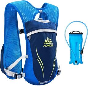 img 4 attached to Azarxis Hydration Backpack Pack for Trail Running, 5L / 5.5L / 8L - Ideal Marathon Race Vest for Women and Men