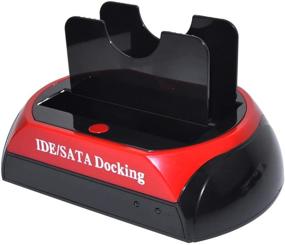 img 4 attached to 📁 SAIENTEE Hard Drive Docking Station: Reliable USB 2.0 Dual Slot SATA IDE External HDD Enclosure for 2.5" 3.5" IDE SATA I/II/III HDD SSD