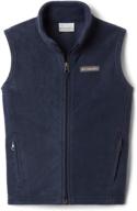 🧥 columbia boys' steens mountain fleece vest - top choice for warmth and style logo