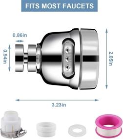 img 2 attached to Kitchen Aerator Rotatable Anti Splash Replacement