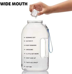 img 3 attached to HotFun Hydration Motivational Reminder Leak Proof Kitchen & Dining for Travel & To-Go Drinkware