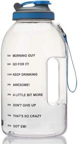 img 4 attached to HotFun Hydration Motivational Reminder Leak Proof Kitchen & Dining for Travel & To-Go Drinkware