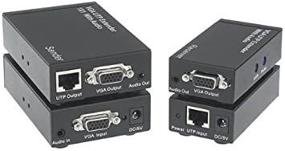 img 1 attached to 🔌 Kanex Pro VGA Extender over CAT5e/6: Audio up to 1,000ft (300m), Rack or Under-Desk Mountable – VGAEXTX1