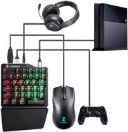 zjfksdyx c91maxpro gaming keyboard, mouse, and headset combo for n-switch, xbox one, ps4, and ps3 logo