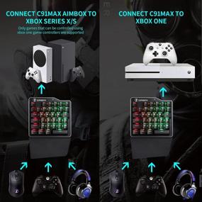 img 2 attached to ZJFKSDYX C91MAXPro Gaming Keyboard, Mouse, and Headset Combo for N-Switch, Xbox One, PS4, and PS3