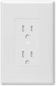 img 1 attached to 🔌 Taymac 2600W Revive Device Wall Plates: Upgrade Your Décor with 1-Gang Masque Decorator Cover in White