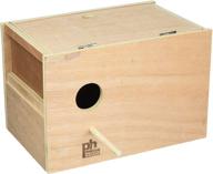 🐦 medium outside mount nest box for parakeet by prevue pet products - bpv1105 logo