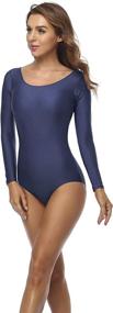 img 3 attached to Speerise Women's Long Sleeve Leotard Ballet Dance Costume - Classic Style