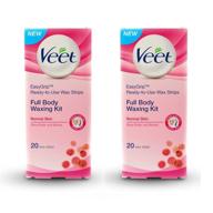 veet full body waxing kit shave & hair removal and men's logo