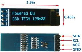 img 2 attached to DSD TECH 2 шт. IIC OLED дисплей 0,91 дюйма: отличный аксессуар для Arduino ARM