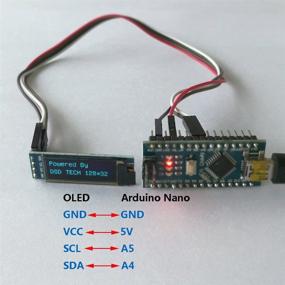 img 1 attached to DSD TECH 2 шт. IIC OLED дисплей 0,91 дюйма: отличный аксессуар для Arduino ARM