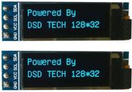 dsd tech 2 pcs iic oled display 0.91 inch: perfect arduino arm accessory logo
