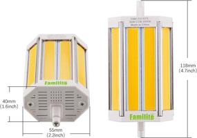 img 3 attached to Durable and Efficient: Familite Dimmable 🔌 200-250W Halogen Replacement, Perfect for Any Lighting Upgrade