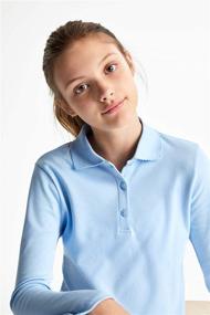 img 3 attached to French Toast Little Sleeve Interlock Girls' Clothing and Tops, Tees & Blouses