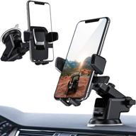 📱 oribox car phone mount – dashboard phone holder with washable strong sticky gel pad – compatible with all cell phones logo