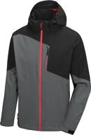 mapamyumco men's waterproof stretch light rain jacket - breathable & windproof, with hood - raincoat логотип