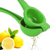 🍋 high-quality metal lemon squeezer lime juice press - manual citrus juicer for fresh juice squeeze (green) logo