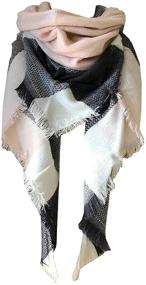 img 4 attached to 🧣 Wander Agio Women's Triangle Scarves: Enhancing Your Style with Quality Accessories for Scarves & Wraps