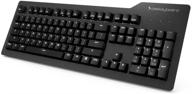 prime 13 подсвеченная проводная механическая клавиатура, переключатели cherry mx brown, белые подсвеченные клавиши, usb-хаб, алюминиевая верхняя панель (104 клавиши, черный) логотип